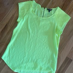 Yellow/green bright shirt